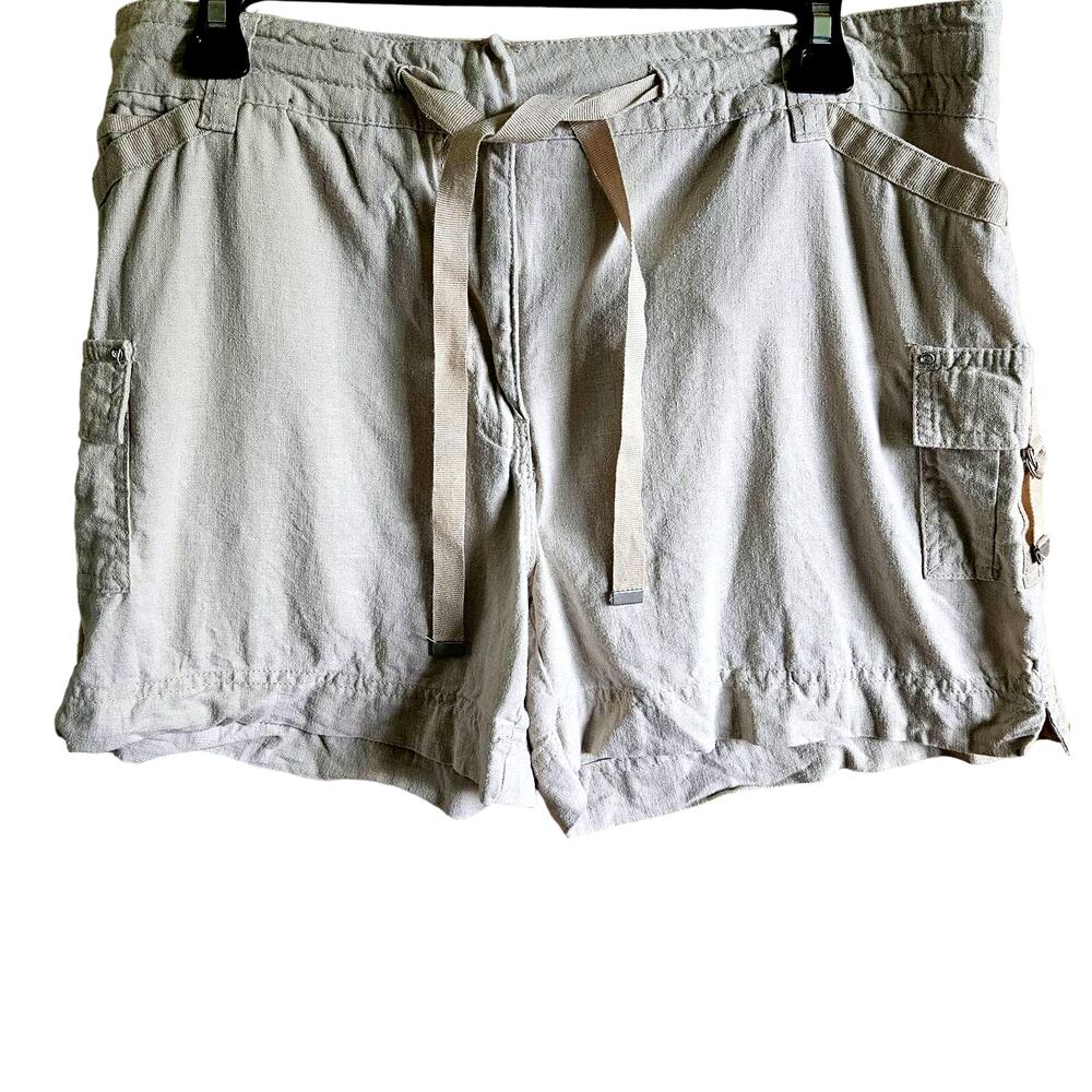 Khaki Cargo Short Shorts Size 12